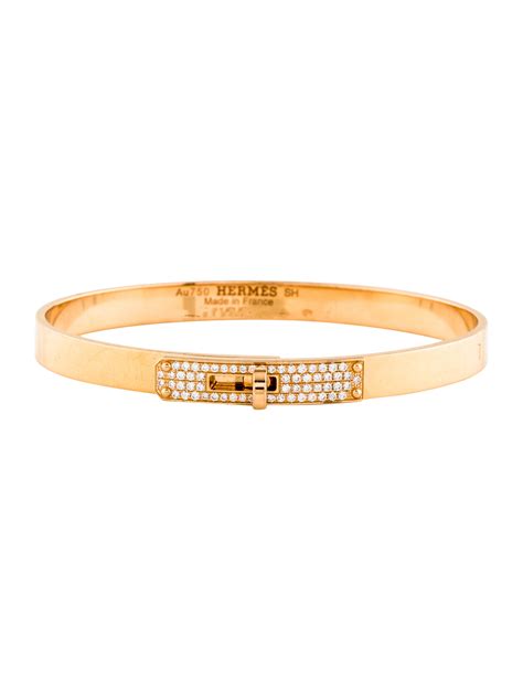 hermes double wrap kelly bracelet|hermes 18k diamond bangle bracelet.